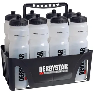 derbystar Trinkflaschenhalter, Für 8 Trinkflaschen, schwarz, 4093000000