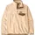 Fleecepullover Sweatshirt Braun L