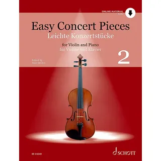 Leichte Konzertstücke: Band 2. Violine und Klavier. (Easy Concert Pieces, Band 2)