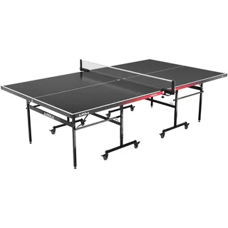 Joola Tischtennisplatte Nova 100A", schwarz (schwarz, rot), TischtennisplattenB:76cm H:152,5cm L:274cm, wetterfest, klappbares Untergestell, inkl. Netz, B:76cm H:152,5cm L:274cm