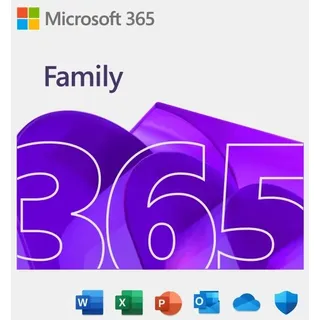 Microsoft 365 Family angebot | Jahreslizenz | 6 Benutzer | Immer die neueste Version