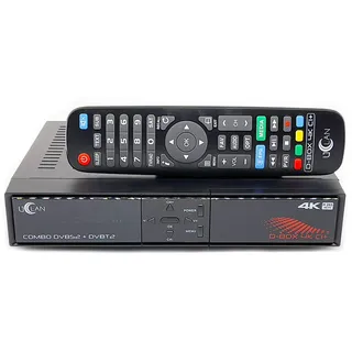 D-Box Receiver 4K UHD TV Uclan Ustym COMBO DVBS2 + DVBT2/C CI+ Kabel  Cam