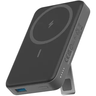 Anker 633 Magnetic Power Bank, 10.000mAh einklappbare magnetische kabellose Powerbank, Nur kompatibel mit iPhone 17/16/15/14/13/13 Pro / 13 Pro Max / 12/12 Pro und 12 Pro Max