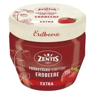 Zentis Konfitüre Extra Erdbeere, 230 g