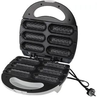 TARSHYRY Corn Dog Waffle Maker, Hot Dog Maker Toaster Machen 6 Maishunde mit Nicht -Stick -Beschichtung, für Kuchen, Paninis, Nuss, Steaks, 750W (220V EU-Stecker)
