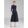 Kleid Spitzenkleid Blau 46