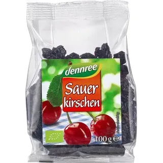 dennree Sauerkirschen entsteint, getrocknet, geölt bio