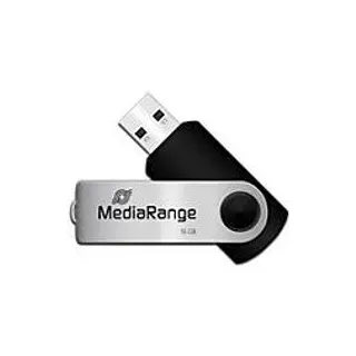 MediaRange Flexi-Drive 16GB schwarz/silber