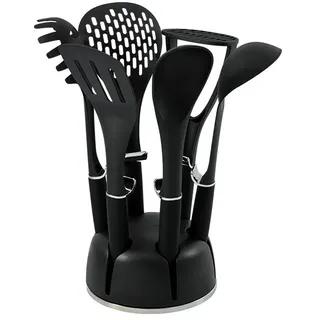 COFI Küchenhelfer-Set 7-tlg. Ergonomische Griffe Schwarz