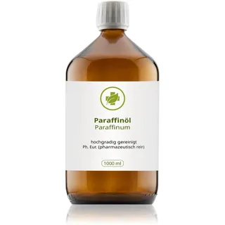 Paraffinum Paraffinöl (Ph. Eur.) 1000 ml, Pharmaqualität, dünnflüssiges & geruchfreies Paraffin-Öl, aus Deutschland