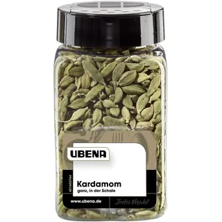 Ubena - Kardamom ganz | 165 g in der Streudose | Ungemahlenes Gewürz | Profi-Qualität für Großverbraucher, Restaurants und Gastronomie