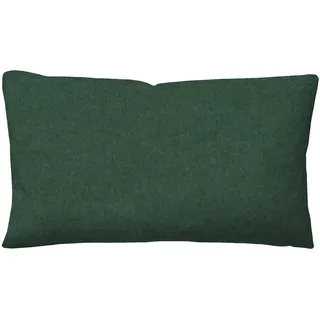 Traumschlaf Uni Melange Flanell Bettwäsche 840200 Kissenbezug einzeln 40x80 cm | dunkelgrün - grün