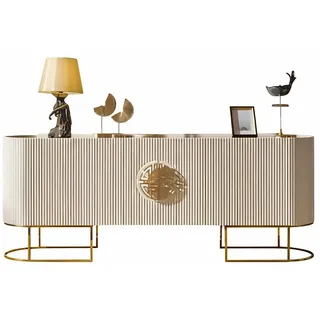 JVmoebel Sideboard Modernes Sideboard mit klaren Linien und minimalistischem Design beige