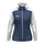 Kapuzenjacke Damen nachtblau/weiß/hellgrau XL