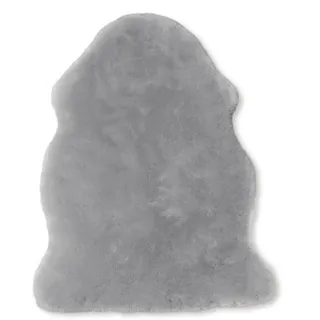Ibena Parkano Baby Lammfell grau – kuschelweiches Schaffell verschiedene Größen, Naturfell groß ökologisch gegerbt ca. 80-90 cm