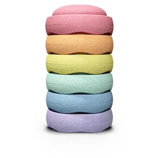 Stapelstein Original mini rainbow pastel 6-tlg.