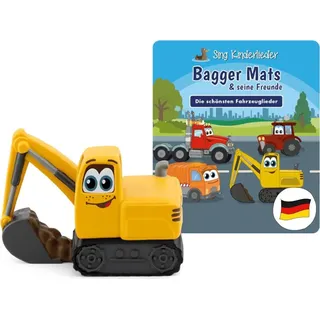 Tonies Hörspielfigur Bagger Mats & seine Freunde gelb
