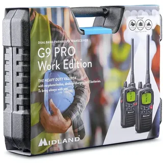 Midland G9 Pro 2er Kofferset C1385.04 PMR-Funkgerät 2er Set