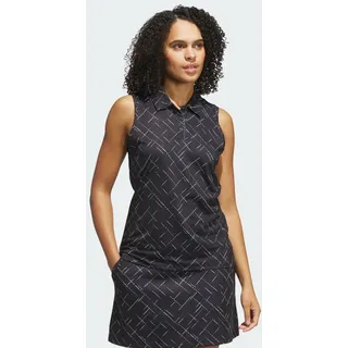 adidas Ultimate365 Printed Sleeveless Poloshirt - Black - L