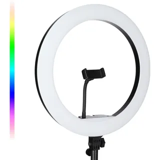 Rollei LUMIS Slim RGB-Ringlicht Weiss, Dauerlicht, Weiss