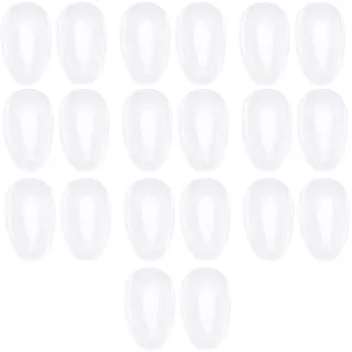 LT Easiyl 10 Paar Brillen Silikon Nasenpads Sonnenbrille Transparent Nasenpolster Schieben Nasenstück Kompatibel mit Oakley Feedback OO4079