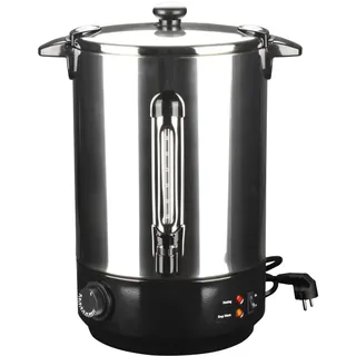 Tidyard Glühweinkocher Heißwasserspender 15 L 2500 W aus Edelstahl, Glühweinautomat Wasserkocher Weinwärmer Glühweinkessel 36 x 33 x 48 cm Heim & Garten Küche & Esszimmer Küchengeräte Getränkewärmer