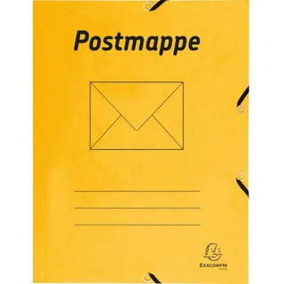 Exacompta Postmappe 55549B DIN A4 Karton gelb