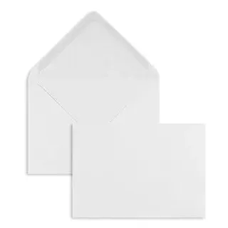 b l a n k e Briefumschläge B6 125 x 176 mm 90 g/m2 Weiß 100 St.