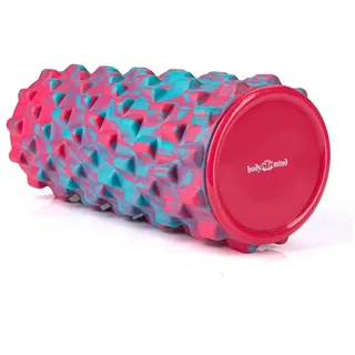 Body & Mind Massagerolle Body & Mind Faszienrolle – Fitness- & Massagerolle mit 3D-Noppen (Sportrolle, Therapierolle), Faszien-Training blau