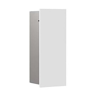 EMCO asis pure Unterputz-Toilettenbürsten-Modul 975551305 170x435mm, Anschlag rechts, alpinweiss