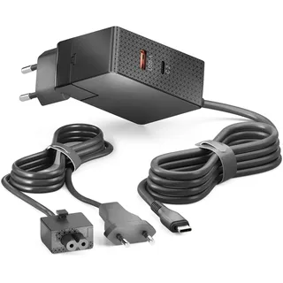vuelogic - USB-C & USB-A GaN Ladegerät - 3-Port - 100W PD - schwarz