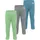 Outdoor Sports Normani Outdoor Sports 3er Pack Baby Merino Unterhose mit Füßen in Gr 74