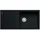 Silgranit Schwarz 1000 x 500 mm Siebkorbventil