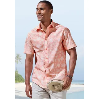 Beachtime Hawaiihemd Regular Fit Rot S