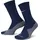 Fußball-Crew-Socken Midnight Navy/White 31-35