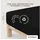 Baumwolle 180 x 200 - 200 x 220 cm off black