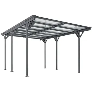 Juskys Carport 5 x 3 m mit Flachdach
