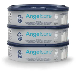 angelcare germany gmbh Angelcare Nachfüllkassette für Windeleimer Dress-Up und Classic XL, 3er-Pack