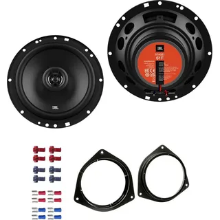 JBL Stage1 61F Lautsprecher mit Einbauset passend für Toyota RAV 4 IV ab 2012 Türen vorne 400 W 165mm 2 Wege Koax