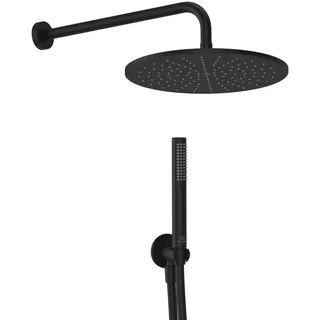 Ideal Standard Idealrain Armaturenpaket BD825XG Unterputz-Wandanschluss, Stabhandbrause, silk black