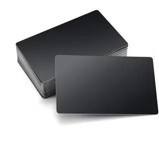 Faletony 50 x Metall Visitenkarten Aluminium Beeindruckende Rohlinge Lasermarkierung Graviertes Metall Business Visit Visitenkarten Business - Office - Büro - Geschäft - Firmengründung - Shop