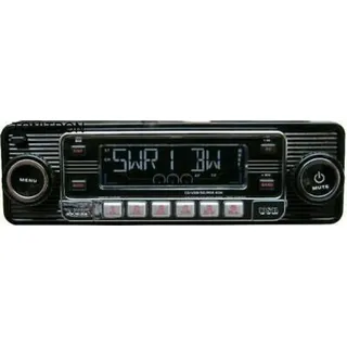 Dietz Retro DAB+ BT, MP3, USB, RDS, schwarz-Chrom