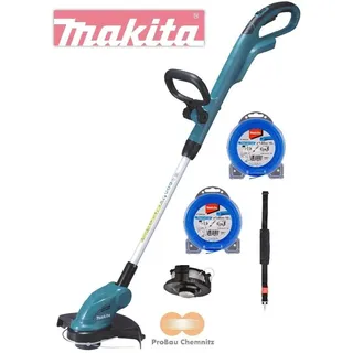 MAKITA DUR181Z 18V Akku Rasentrimmer +45m Faden ohne Akku/LG + 2. Kopf DUR181