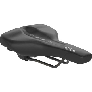 Fahrradsattel, Schwarz, 15 cm