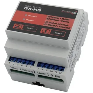 Schabus GX-HS Gas- und Kohlenmonoxidmelder netzbetrieben detektiert Methan, Butan, Propan, Ethanol, Kohlendioxid, Kühl-