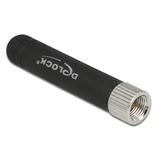 DeLock LPWAN-Antenne 1,6 dBi SMA Stecker Schwarz