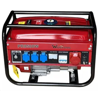 doitBau Generator Stromerzeuger Walter Stahl PR8500W 4-Takt Benzin Neu!