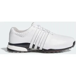 adidas Tour360 25 Spikeless Golfschuh - cloud white/collegiate navy/lucid red 43