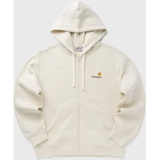Hooded American Script Jacket - beige - M