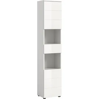 xonox.home Vira Hochschrank 38 x 190 x 34 cm Weiß MDF/Spanplatte